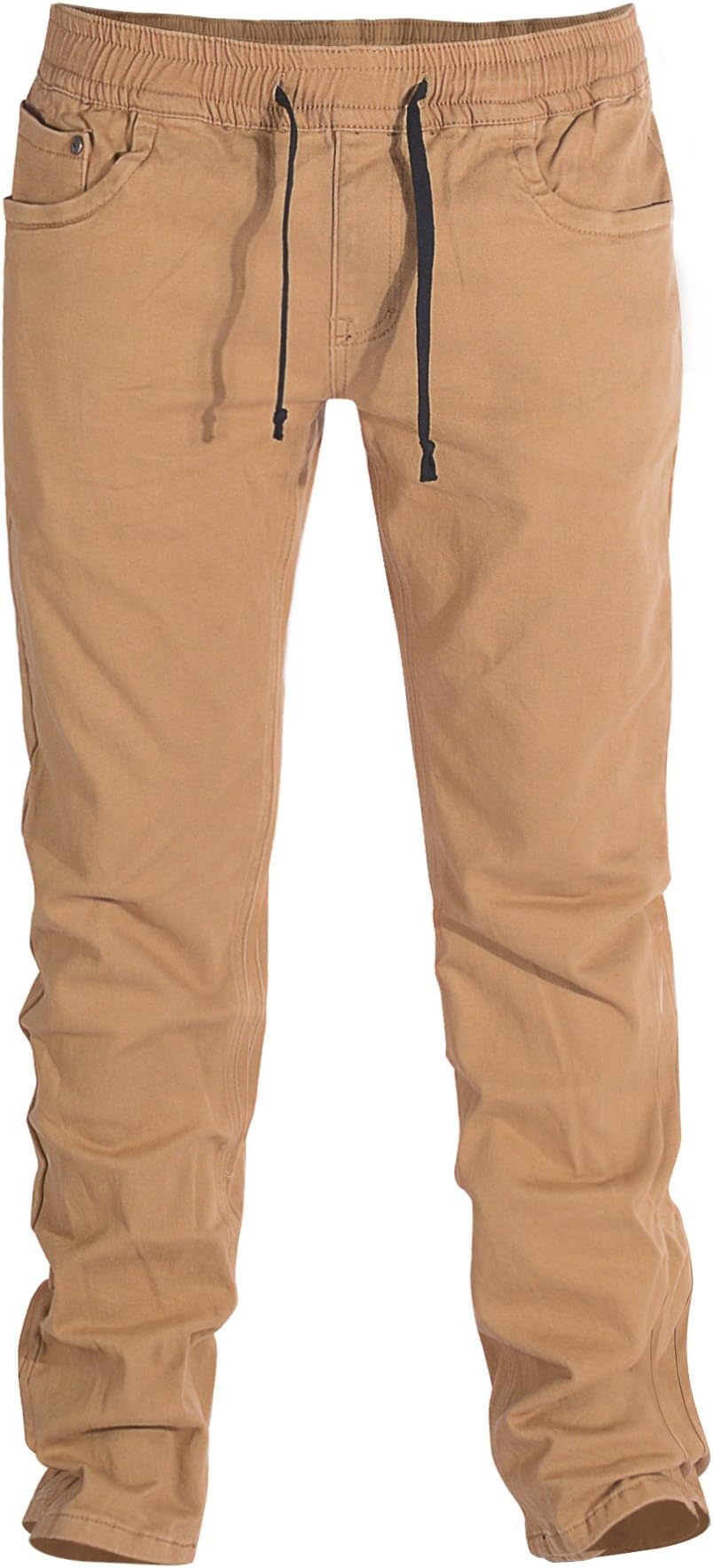 Slim Fit Elastic Waistband Sweatpant Chinos