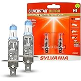 SYLVANIA - H1 SilverStar Ultra - High Performance Halogen Headlight Bulb, High Beam, Low Beam and Fog Replacement Bulb, Brigh