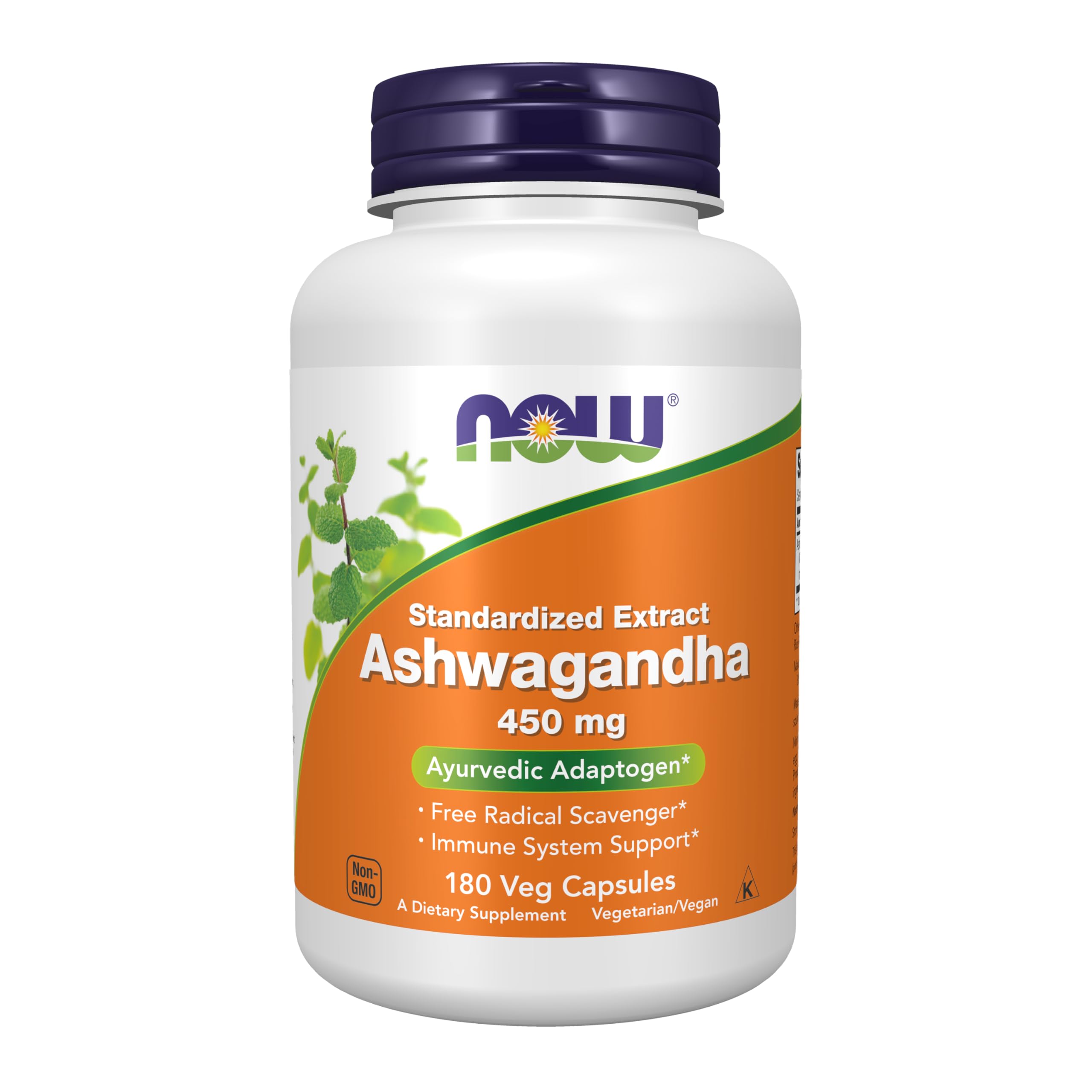 Now Foods Ashwagandha Extract, 450mg - 180 Vcaps