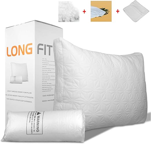 Amazon Com Long Fit Beden Adjustable Sleep Pillow Premium