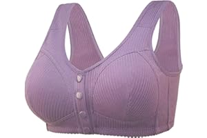 Lastesso Womens Front Close Daisy Bras Wireless Lisa Charm Comfort Push Up Everyday Bra Soft Full-Coverage T Shirt Bralettes