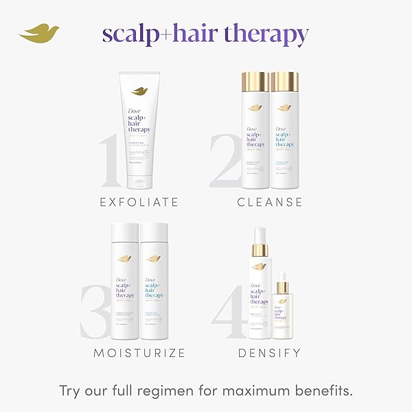 DOVE DENSITY BOOST ROOT LIFT THICKENING SPRAY FOR FULLER HAIR AND SCALP THERAPY, WITH VITAMIN B3, ZINC AND 0% SULFATES, 5 OZ