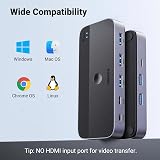 UGREEN USB 3.0 Switch 2 In 4 Out 3 USB A Cables Remote Sharing view 7