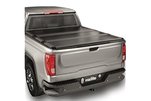FeeTUO FRP Hard Tri-Fold Tonneau Cover Truck Bed for 2007-2024 Silverado/Sierra 1500 5.8FT/69.3inch |Not for CarbonPro Bed|.