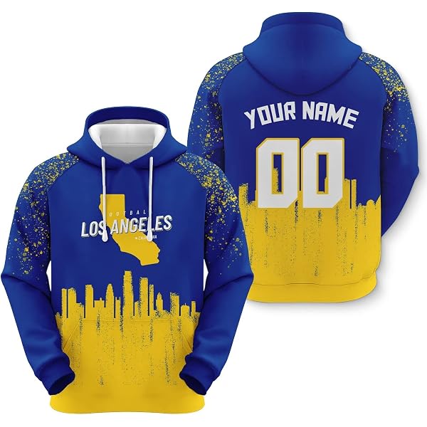 Mens Graphic City Letter Fully Embroidery Hoodie Classic