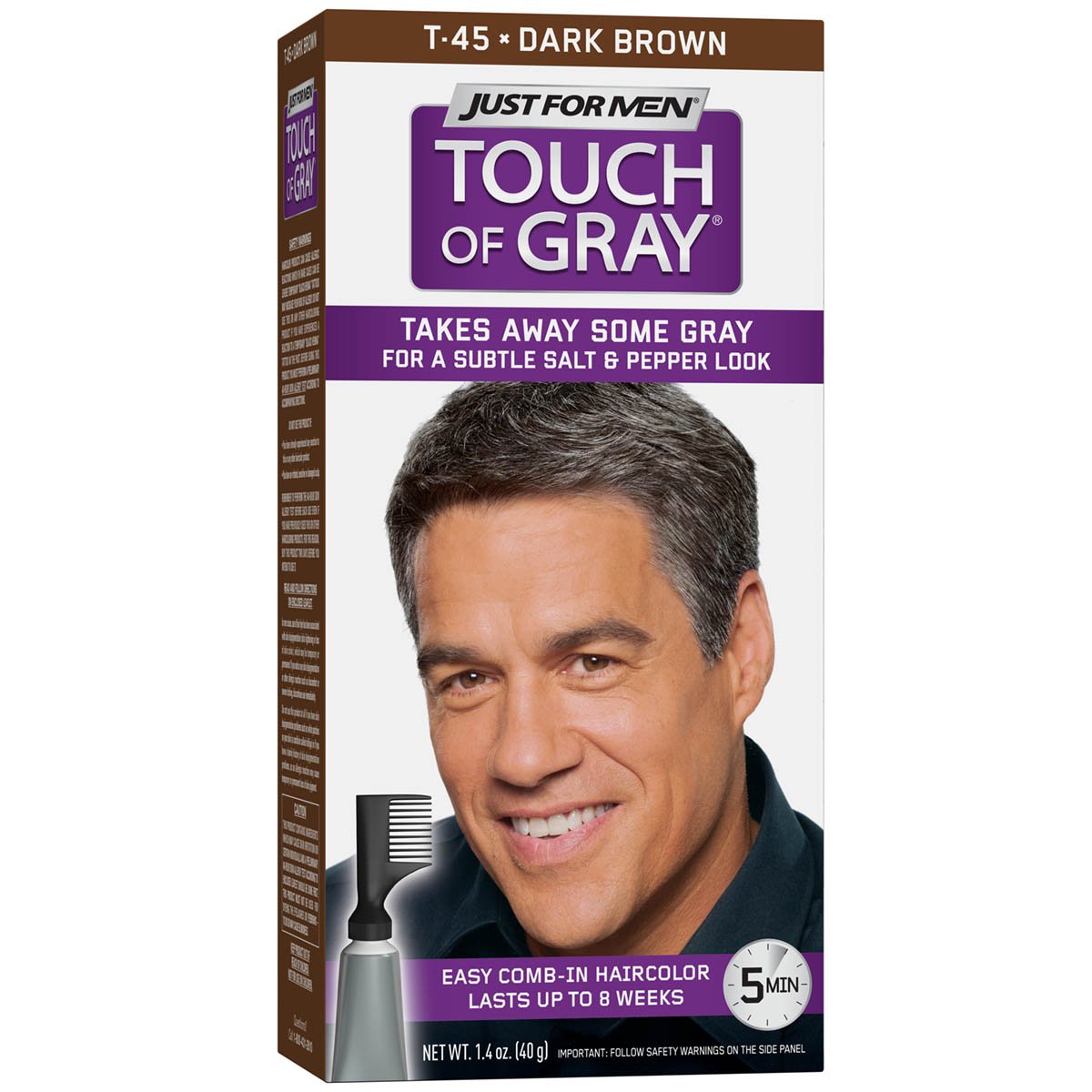 Photo 1 of Just For Men Touch of Gray Hair Color, Dark Brown