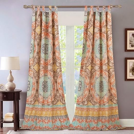 Amazon Com Window Treatments Tab Top Curtains Panels Lined