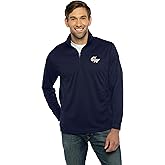 Vantage Apparel Men's Collegiate Micro Mesh Performance Team Color 1/4 Zip Pullover, Cal Irvine Anteaters, Large