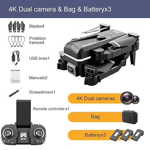 GoolRC KK1 Mini Drone with Dual Camera for Kids, WiFi FPV Drone