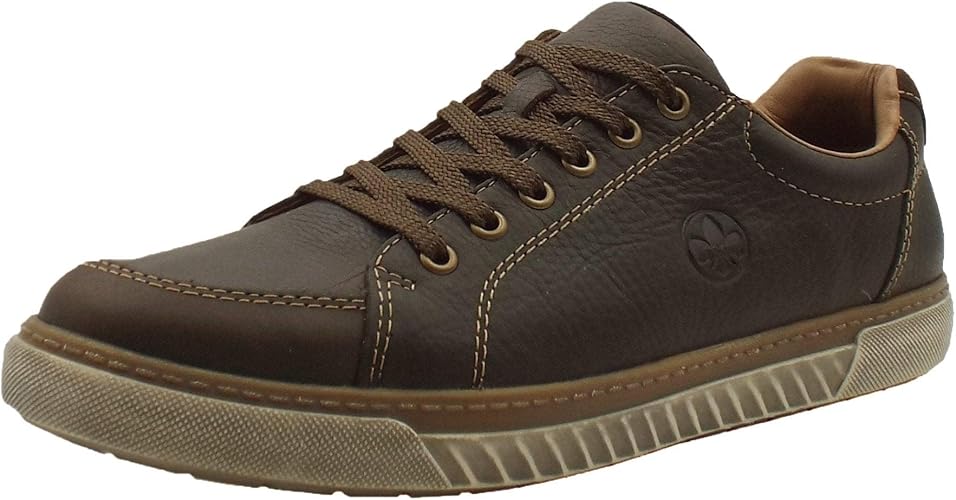 mens brown casual lace up shoes