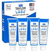 Taylor Blue Food Grade Sanitary Lubricant, 4 x 4oz Tubes, Pack Set | For Soft Serve Machines, For Frozen Yogurt Machines, NSF H1 Certified, Sanitary Lubricant Formula, Heavy Duty Grease