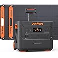 Jackery Solar Generator 2000 Plus 400W, 2042Wh LiFePO4 Battery 3000W Output, Portable Power Station with 2X200W Solar Panel, Fast Charging in 2H, Expandable for Outdoor RV Camping and Home Emergency