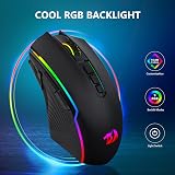 Redragon Wireless Gaming Mouse 9 Programmable Buttons RGB DPI 250-8000 KS view 3