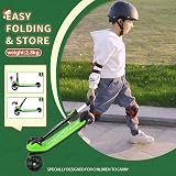 besrey Kids Scooter Big Wheels Foldable Kick Scooter 3 Wheel Lean to Steer view 5