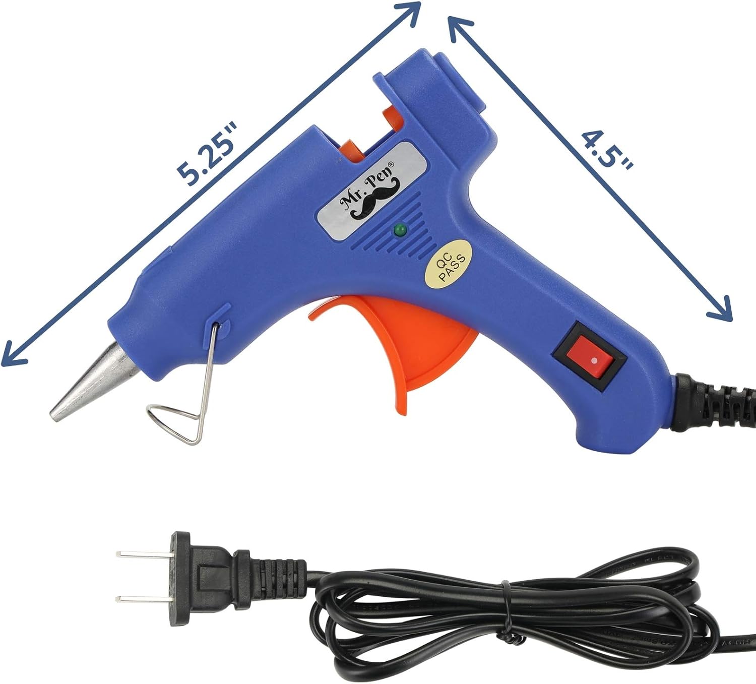 Mr. Pen- Hot Glue Gun with 10 Glue Stick, Glue Gun Kit, Glue Gun for Crafts, Craft Glue Gun, Glue Gun Mini, Hot Glue Gun with Glue Sticks, Mini Hot Glue Gun, Glue Gun Sticks Mini Size