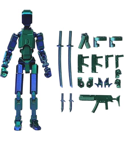 Amazon.com: altuco T13 Action Figure with Lots of Accessories,3D