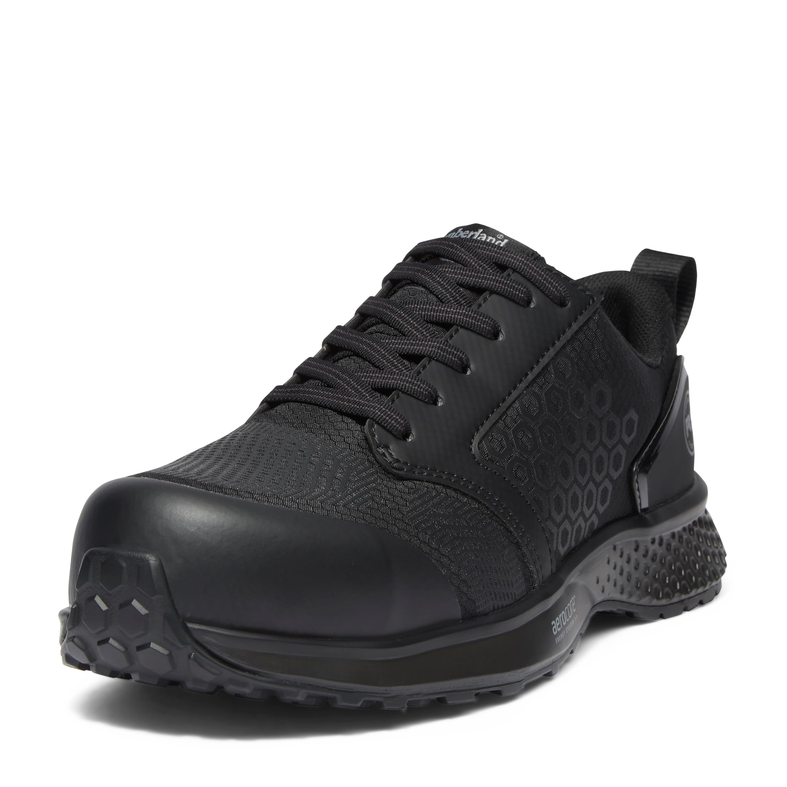 Timberland PRO Women’s Reaxion Composite Safety Toe Industrial Athletic Work Shoe, Black/Grey-2024 NEW, 11