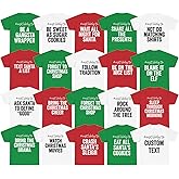 Most Likely to Christmas Family Shirts Matching 2025, Ugly Christmas Sweaters T-Shirt, Funny Group Xmas Holiday Shirts