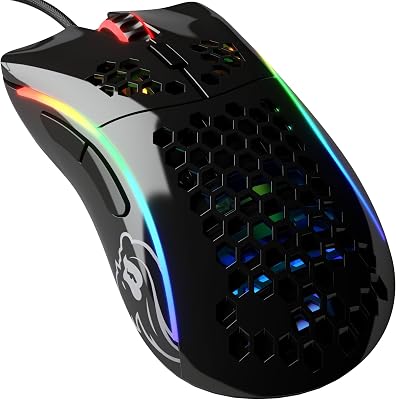 Model D- Kabelgebundene Gaming-Maus, 61g, Sensor 3360, Schwarz