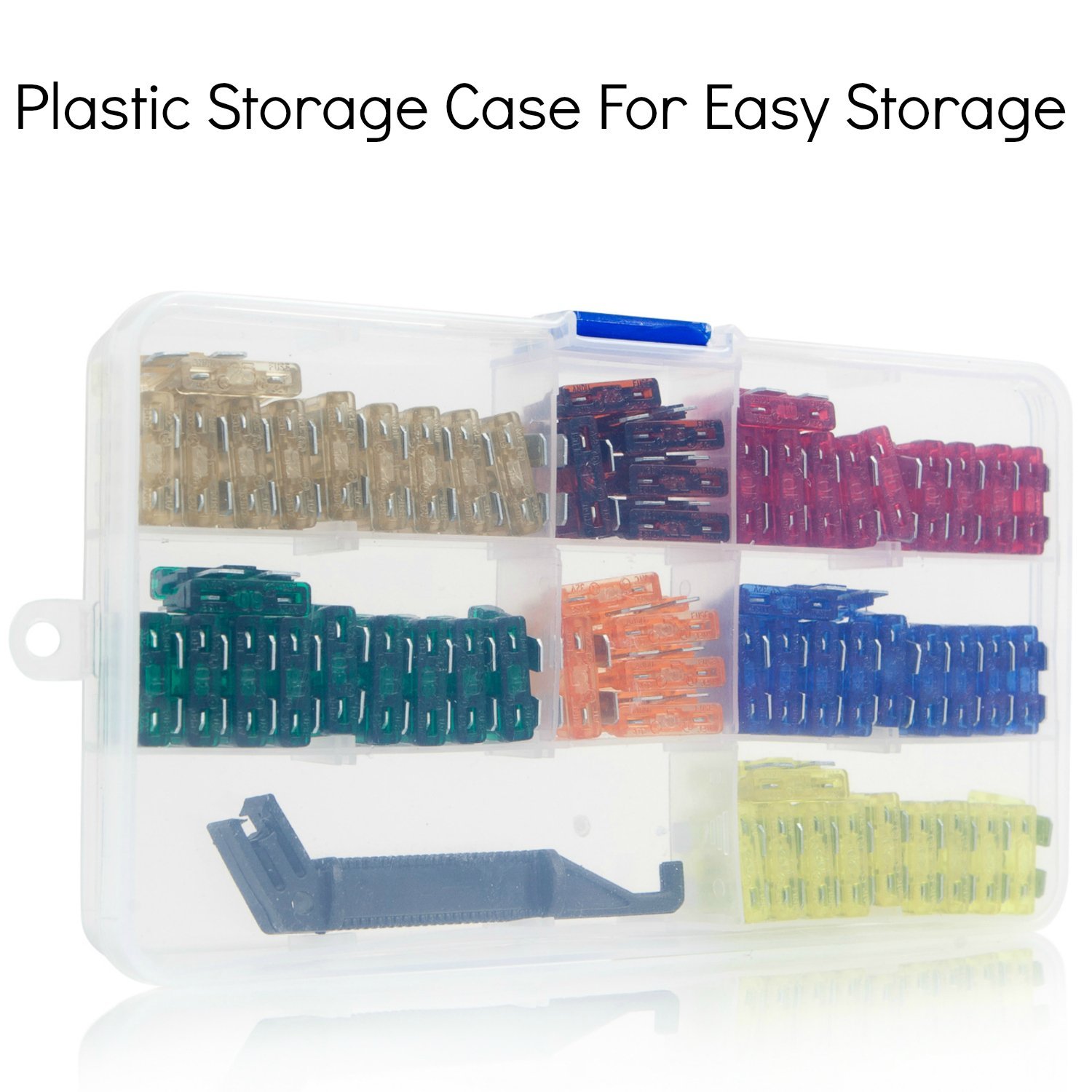 Amazon.com: Everything Automobiles, 120 Assorted Fuses with 10 Inline Fuse  Holders - Includes Fuse Puller Tool, Great for Use on Cars: Automotive