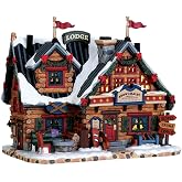 Lemax Vail Village Lighted Building: Apres-Ski Lodge, Porcelain