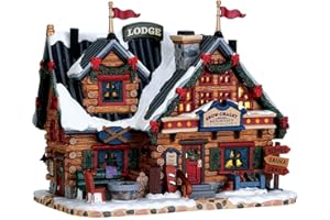 Lemax Vail Village Lighted Building: Apres-Ski Lodge, Porcelain