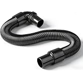 103048 Static-Dissipating Backpack Vacuum Hose 1-1/2-inch Cuffs for ProTeam | Backpack Vacuum Hose Fit for ProTeam Super Coach, Mode 6 and other Models Backpack Vacuum Hoses Replacement ( Stretchable)