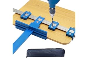 SYITCUN Cabinet Hardware Jig,Cabinet Handle Template Tool of Door Drawer Handle and Pulls,Cabinet Knob Template Tool,Drawer Pull Jig,Cabinet Hardware Template Tool Set with Storage Bag