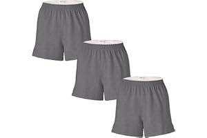 Soffe Women's Junior Authentic Cheer Short - Comfortable Cotton Blend, for Gym, Dance, Elastic Waistband, Soft Fabric