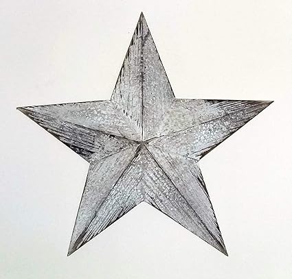 Beau Lilly Rustic Amish Style Barn Star Wooden Amazon Co Uk