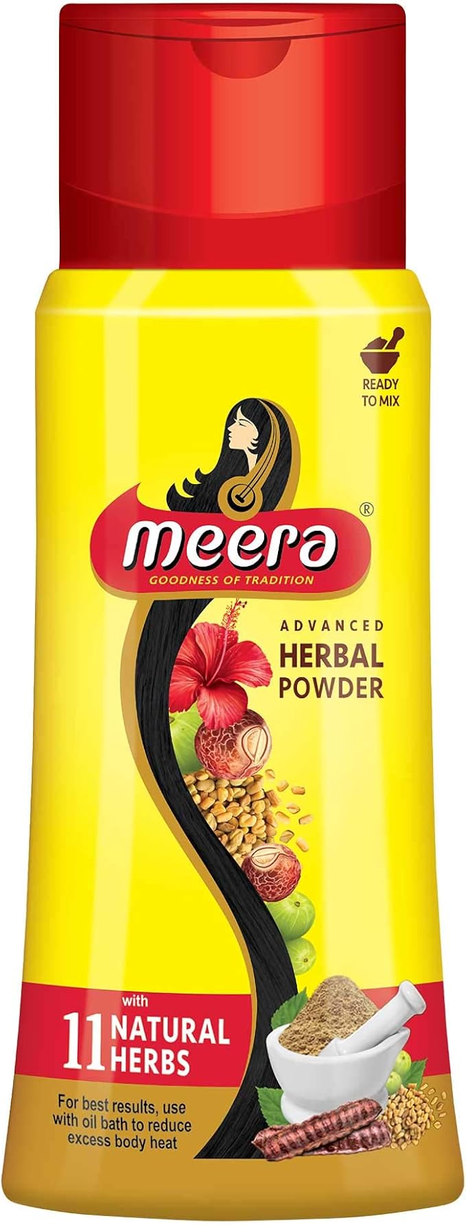 Meera Herbal Hair Wash Powder, 120 gm Buy Online at Best Price in UAE