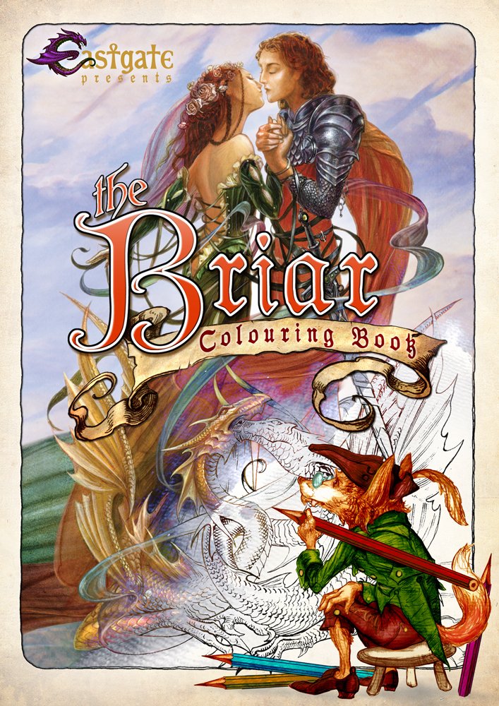 The Briar Art Fantasy Mythology Colouring Book