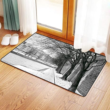 Amazon Com Non Slip Mat Microfiber Bathroom Rug Shower Mat Black