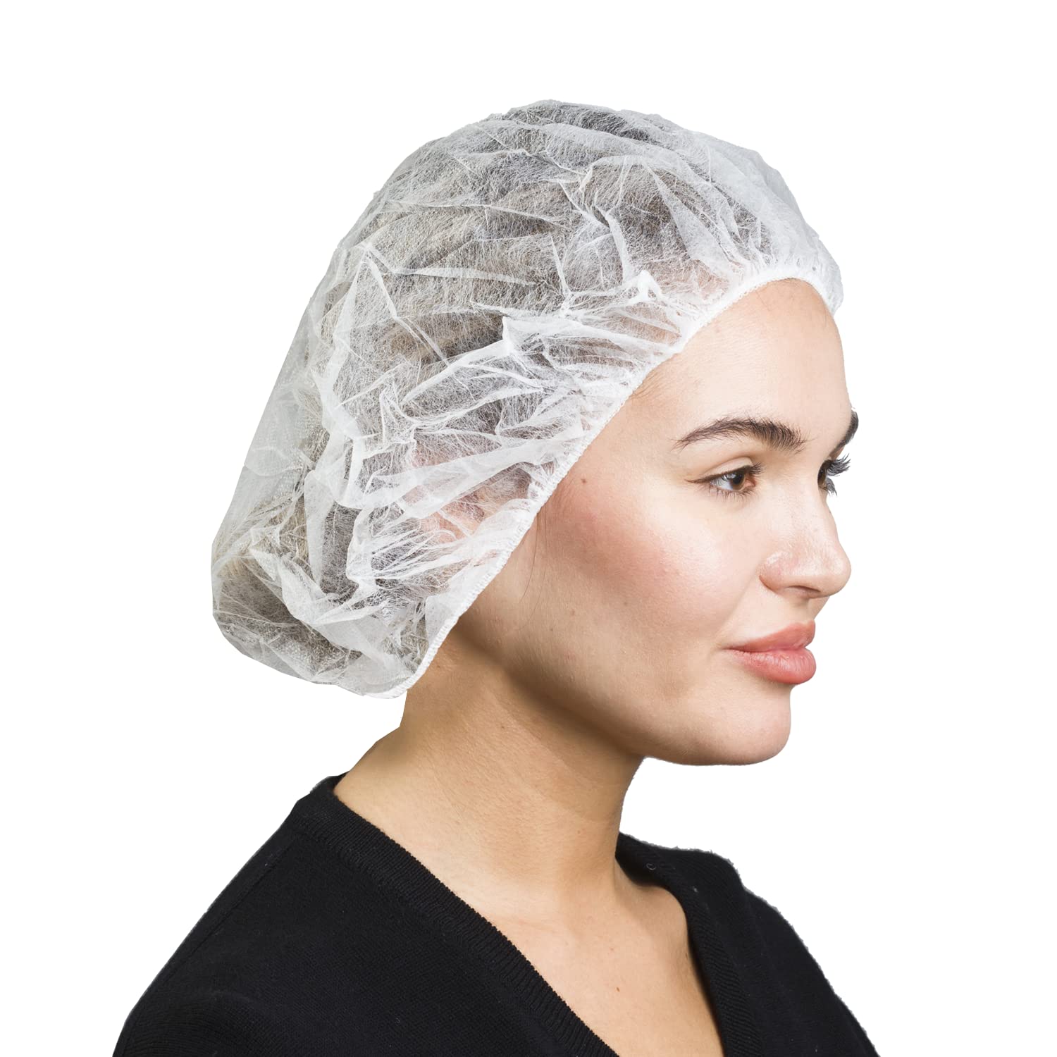 SAFEKO Unisex Polypropylene Bouffant Caps, 100
