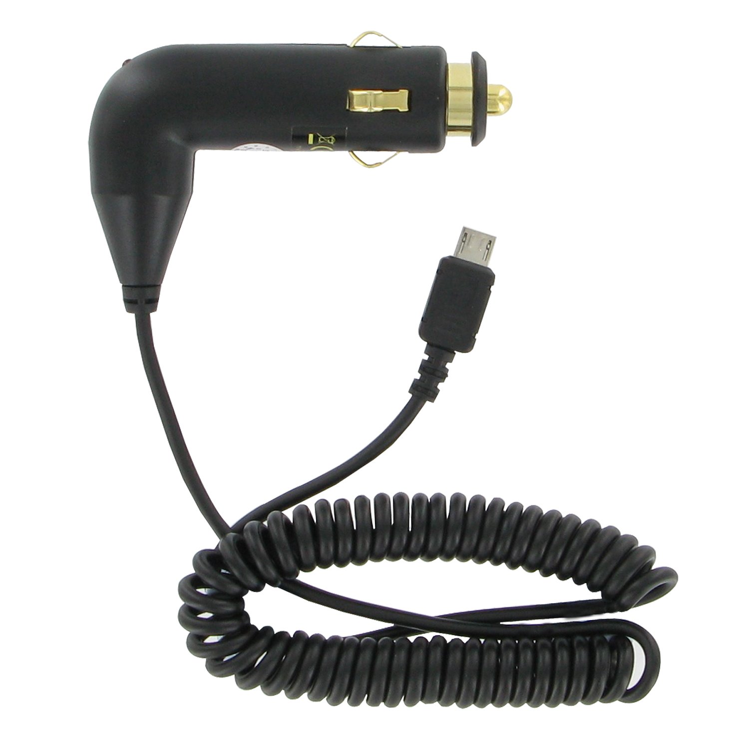 Kit Premium Gun Style In-Car Charger Power Cord Cigarette Lighter Adapter for Nokia X6 - Black