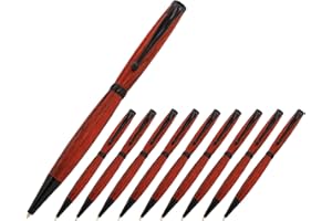 Legacy Woodturning, Fancy Pen Kit - Black Chrome, 10 Pack