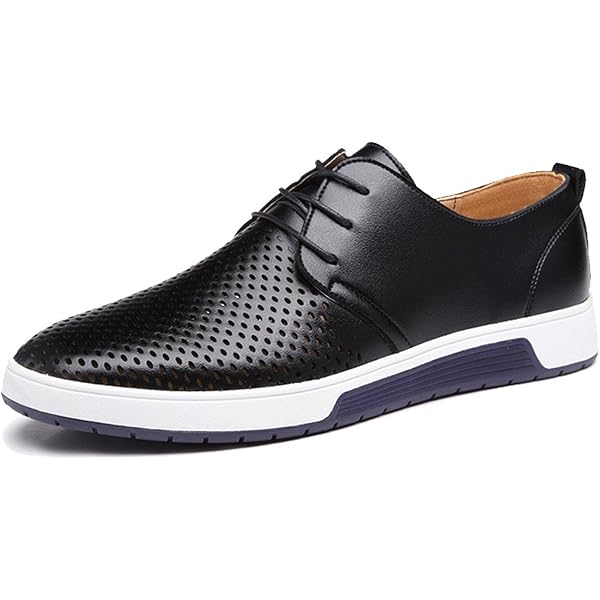 24 Hour Comfort Louis Men's Wide Width Oxford Shoes - Extra Wide E Width Casual Shoes
