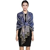Yaximhozz Paisley Pashmina Shawl Wraps for Women Evening Dresses Elegant Soft Rave Scarf Festival Lightweight Scarves Shawls