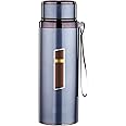 Coocuture Thermos Water Bottle 20 Oz Insulated Stainless Steel Vacuum Flask Keeps Liquids Hot&Cold, Leak Proof and Double-Walled Design - Blue