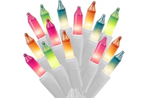 LJLNION Easter String Lights, 150 Count 30 FT White Wire Mini Pastel Fairy Lights, 120V UL Certified Connectable Xmas Incandescent Lights for Garden Patio Holiday Party Outdoor Indoor Decoration, Multicolor