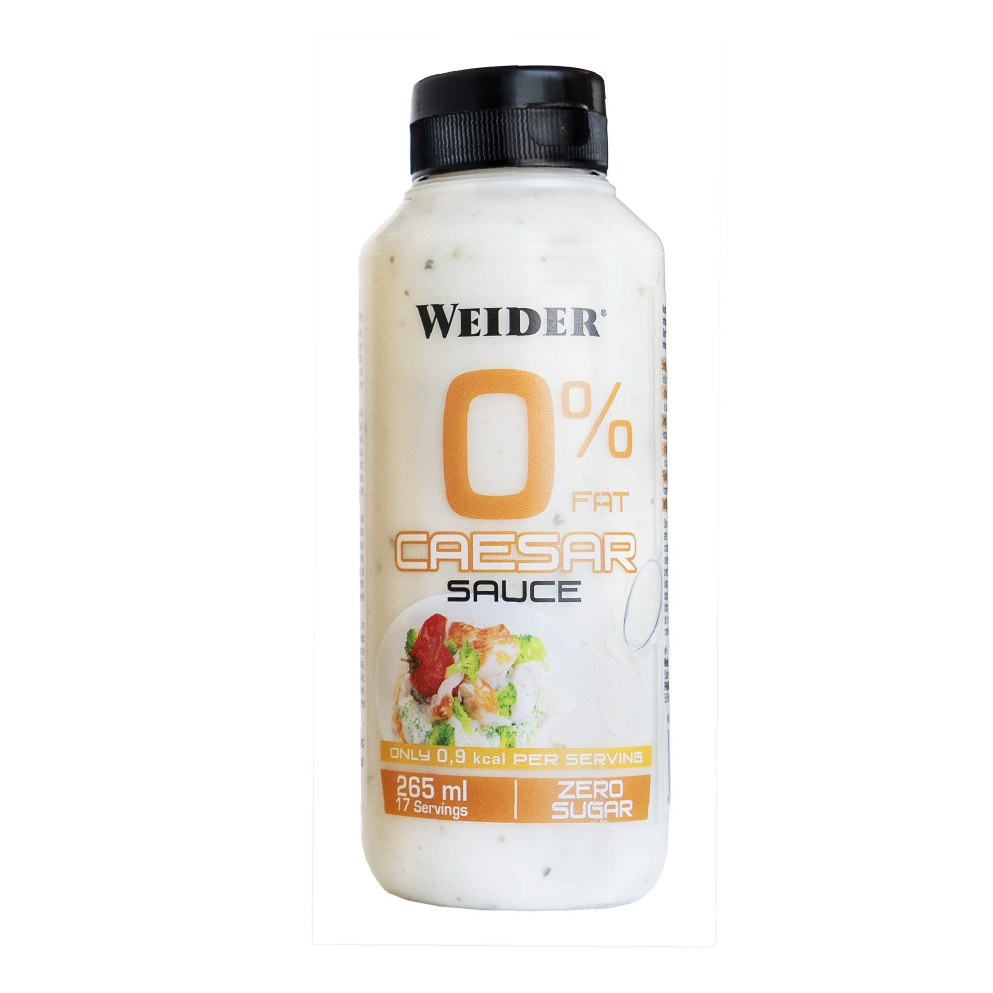 Weider Zero Ceasar Sauce. Zero fat sauce. Zero sugar. 265 ml