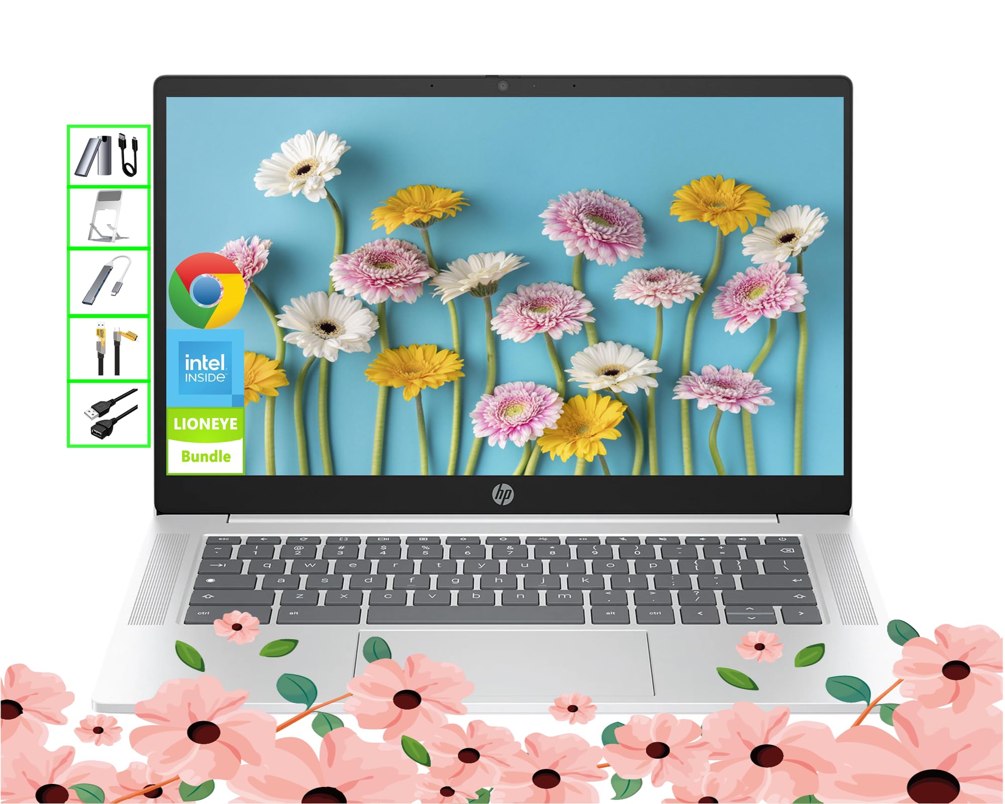 HP Chromebook | 14" HD Laptop | 4GB RAM | 128GB SSD
