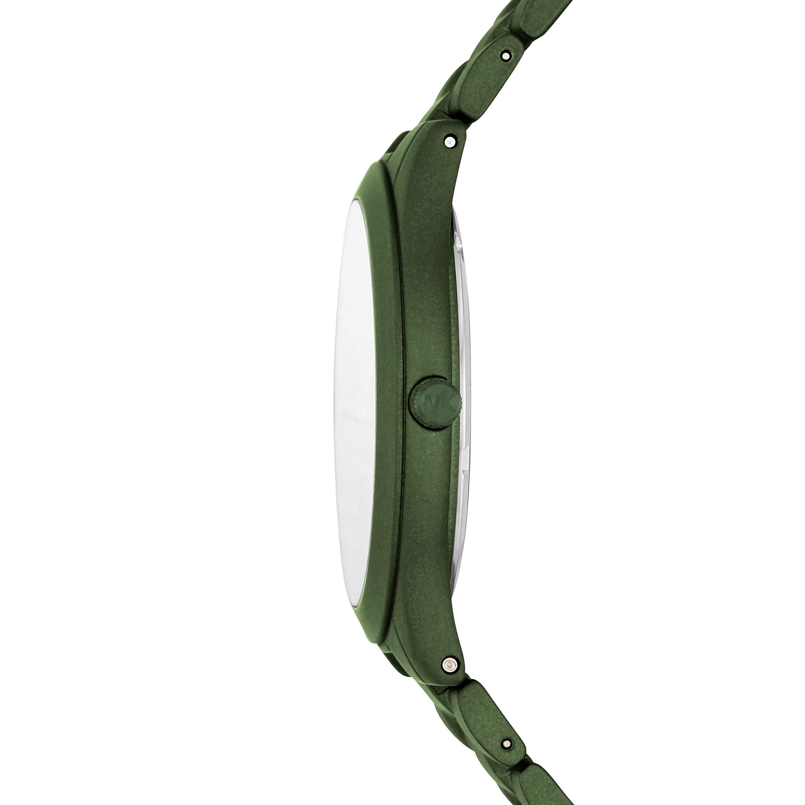 Michael Kors Men's Slim Runway MK8715 Green Stainless-Steel Quartz Dress Watch