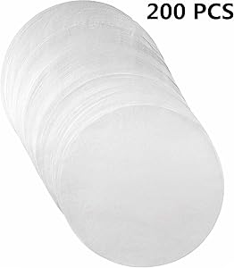 Parchment Paper Baking Circles - 6 inch - 200 Eco-Friendly Pack - Baking Paper Liners for Round Cake Pans Circle Cheesecake, Cooking, Air Fryer