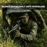 SolaDirect Camo Tarpaulin 2x2 m 85 GSM Waterproof Tarp with 4 Ball Bungees view 5