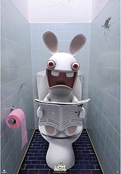 Abystyle Lapins Cretins Poster Wc 91 5x61 Amazon De Spielzeug