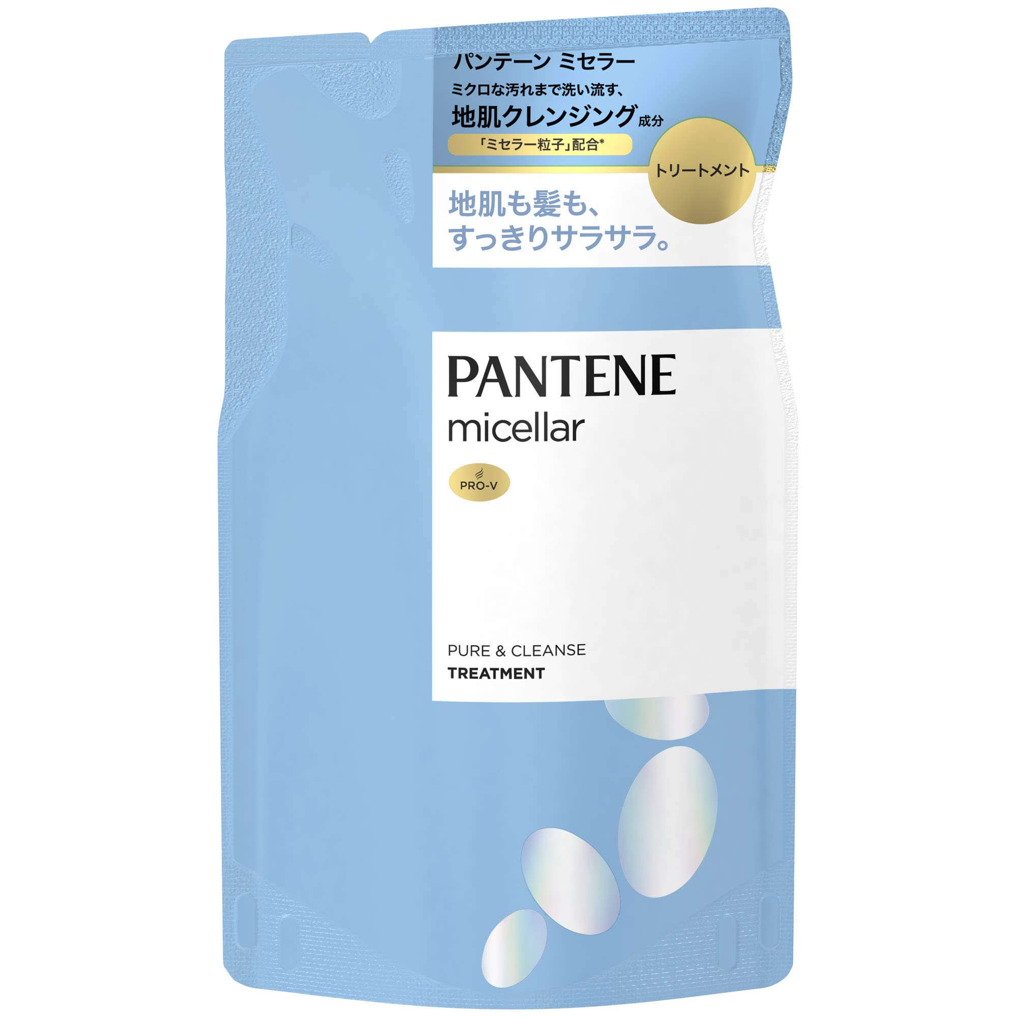 パンテーン ミセラー トリートメント ピュア&クレンズ 詰め替え ブルー 350グラム商品画像