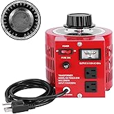 Beleeb 20Amp Variable Transformer Auto AC Voltage Regulator Power Supply | 2000VA Max, 0~130 Volt Output