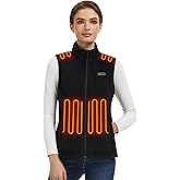 ELTENA Professional Women's Heated Vest with 20000mAh Battery equipped with Flashlights