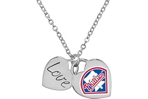 GAME TIME Philadelphia Phillies Officially Licensed Heart Necklace 101625